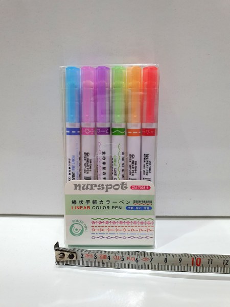 toptan renkli baskı yapan kalem 7008
