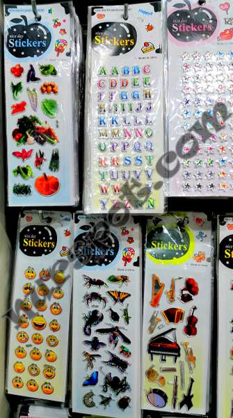 toptan sticker simli nice day