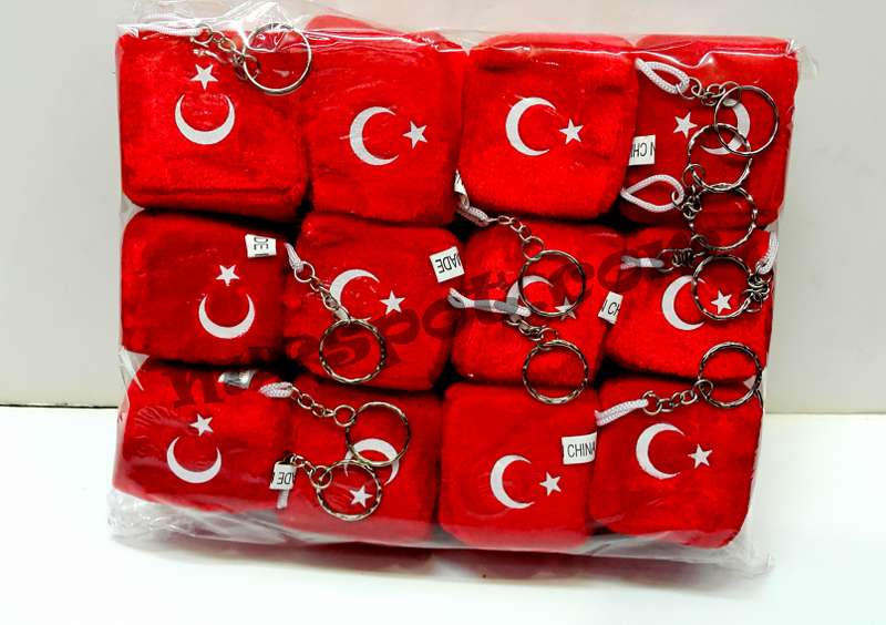 toptan anahtarlık pelüş bayraklı