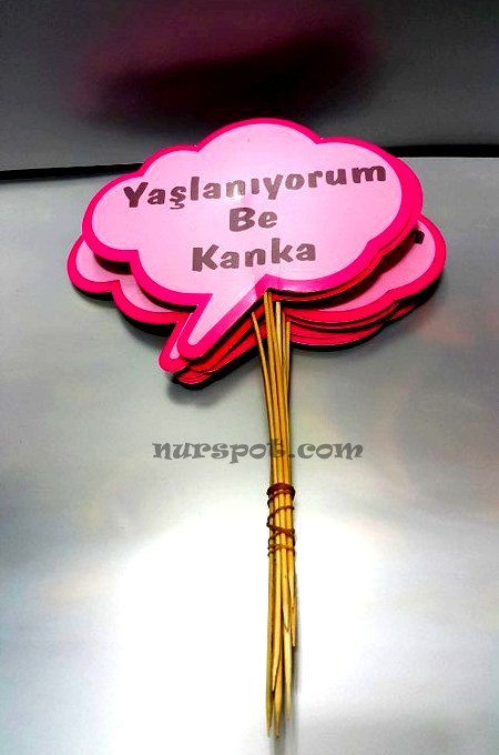 toptan yaş günü konuşan balon temali