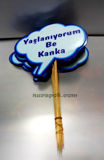 toptan yaş günü konuşan balon temali