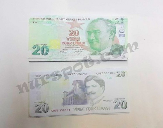toptan sahte para 20 turk lirasi