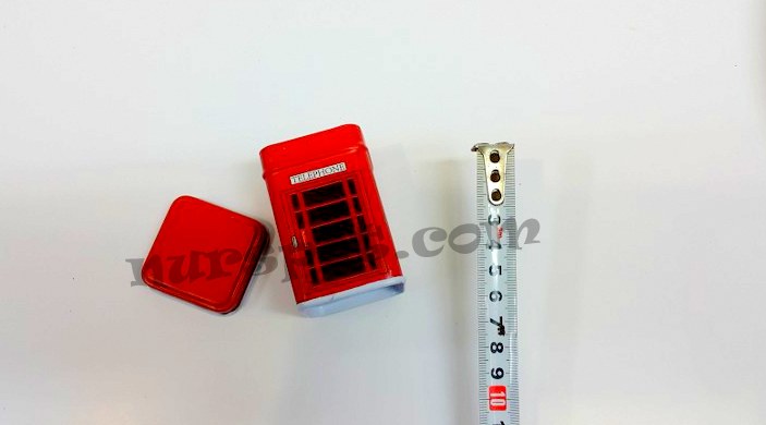 toptan hediyelik metal kutu telefon kulubesi