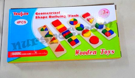 toptan zeka gelistirici eğitici 4 lu sekil blok