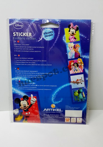 toptan cars sticker lisanslı karanlıkta parlar