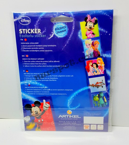 toptan lisanslı sticker miki mouse