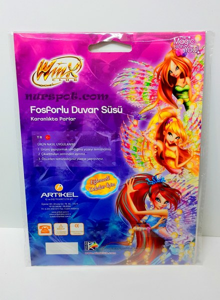 toptan orjinal sticker lisanslı winks