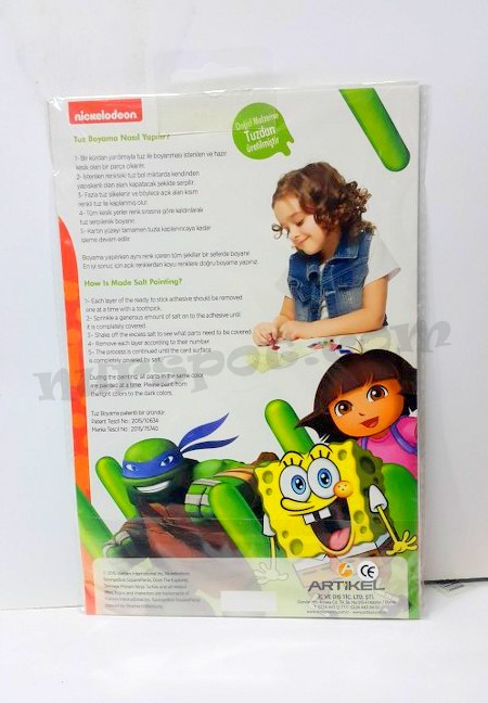 tuz boyama bu modeli dora karakterlidir.