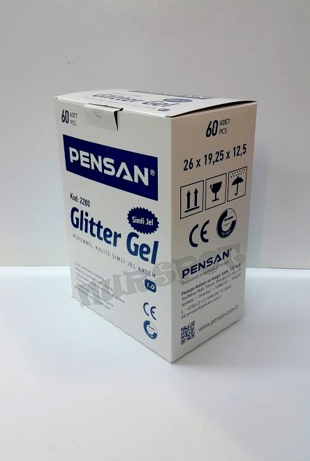 toptan jel simli kalem 60 lı standlı