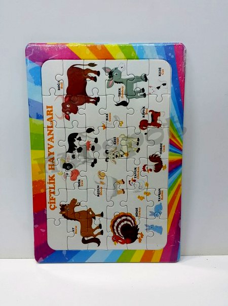 toptan yapboz boyama eğitici seti serisi 24 parça