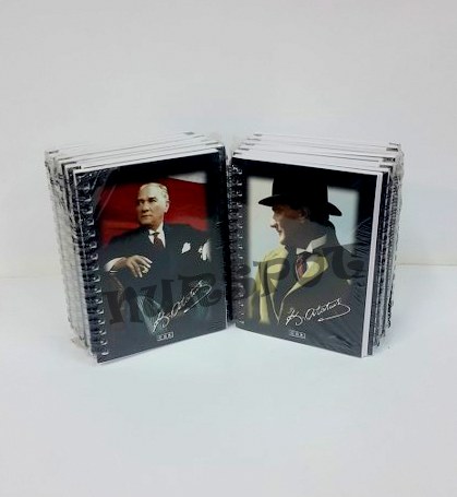 toptan telli not defteri atatürk baskılı