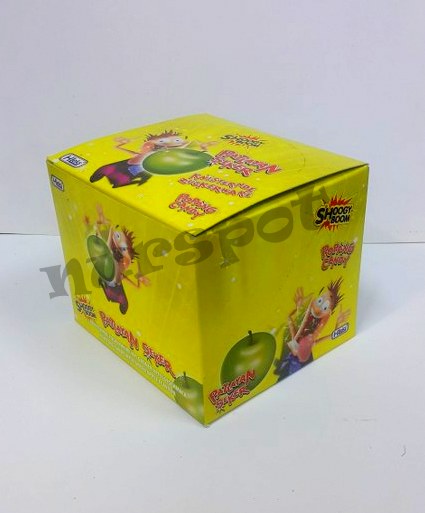 toptan patlayan şeker yeşil elma aromalı 40 lı