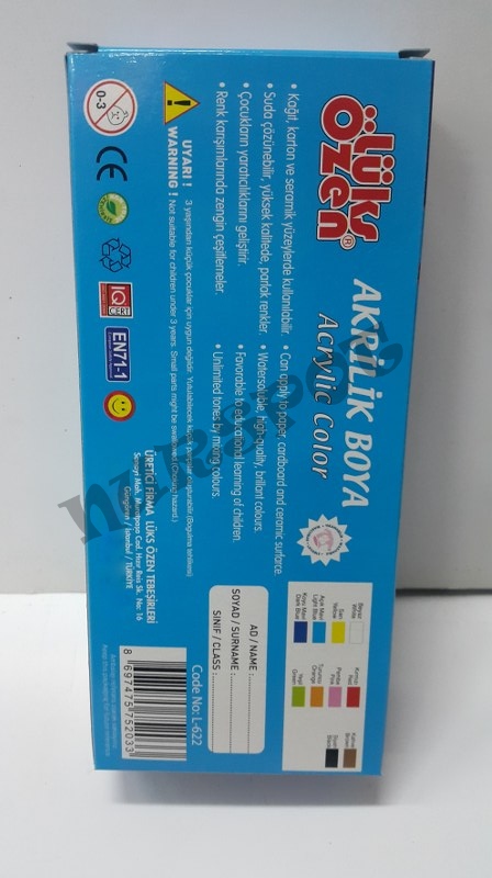 toptan akrilik boya 10 lu