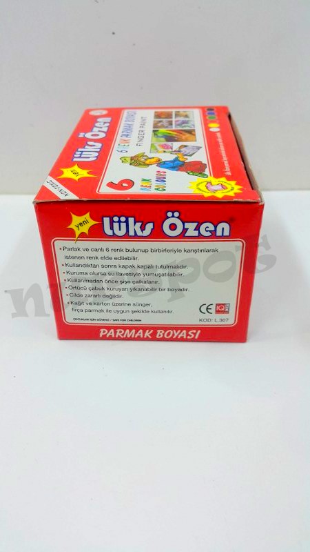 toptan parmak boyası 6 lı tüp  611