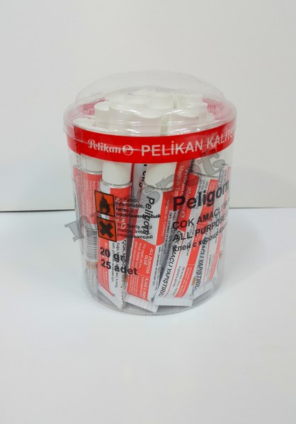 toptan peligom yapıştırıcı 20 gr. 25 li paket
