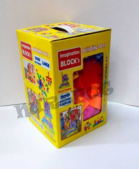 toptan oyuncak lego 100 parça kutulu 7279