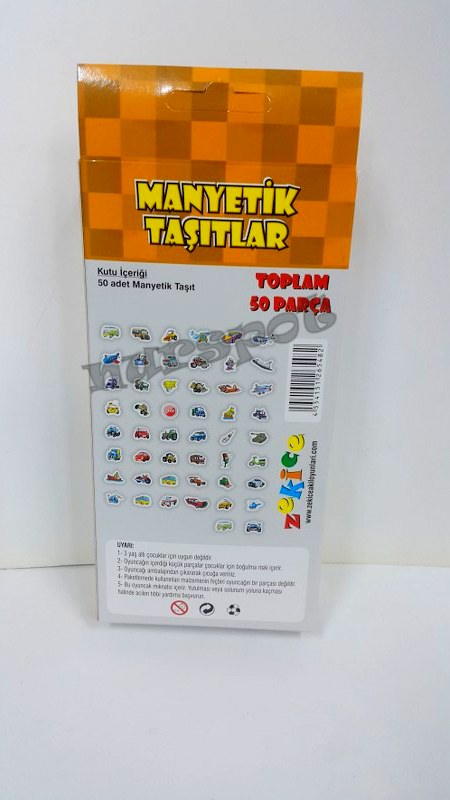 toptan eğitici manyetik taşıtlar 50 parça 