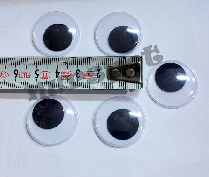 hareketli göz renkli 20 mm 50 li paket    0569 