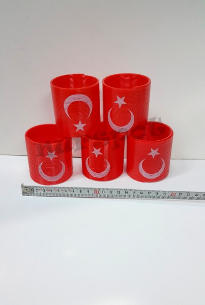 toptan stres yay akordiyon ay yıldız baskılı