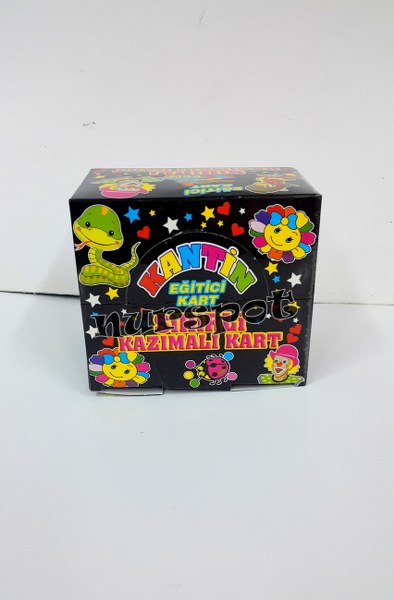 toptan çılgın kazımalı kart 60 lı