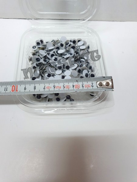 toptan eğitici hareketli göz renksiz 8 mm 250 li  0583