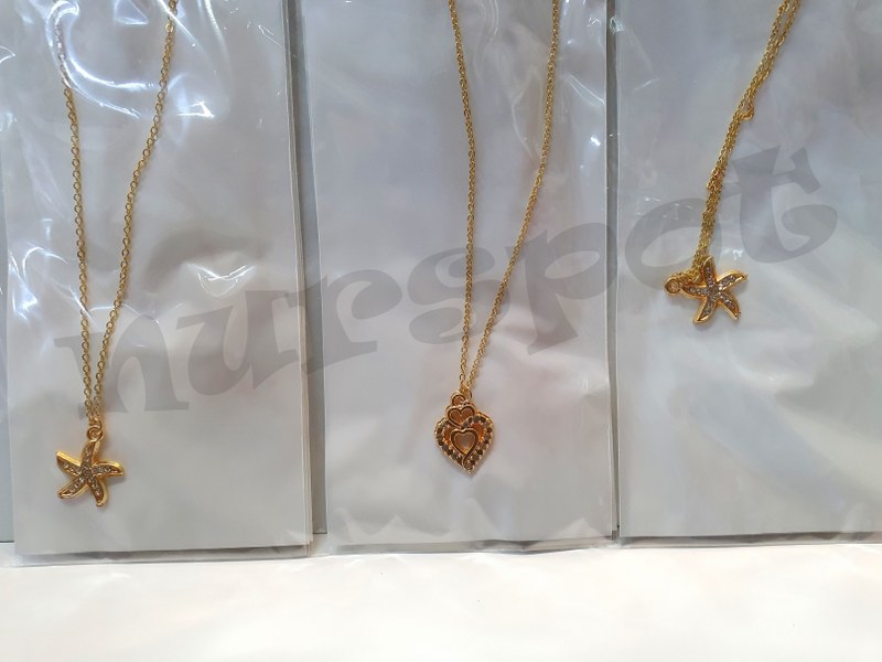 toptan kolye bayan model 12 li paket karma