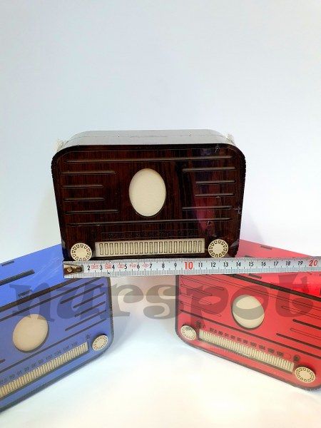 toptan ahşap kumbara radio model