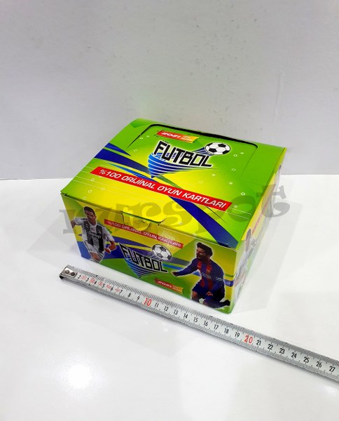 toptan futbolcu oyun kartı kutulu model 36 lı