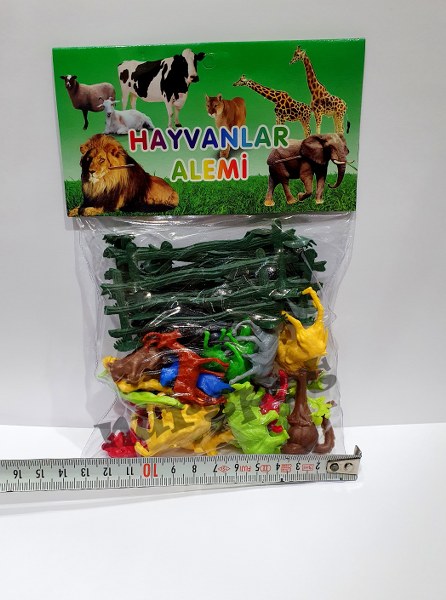 toptan oyuncak hayvan çoklu çitli set  1332