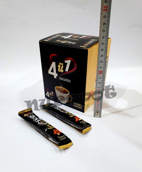 toptan badem aromalı 4 ü 1 arada kahve 24 lü paket 9213
