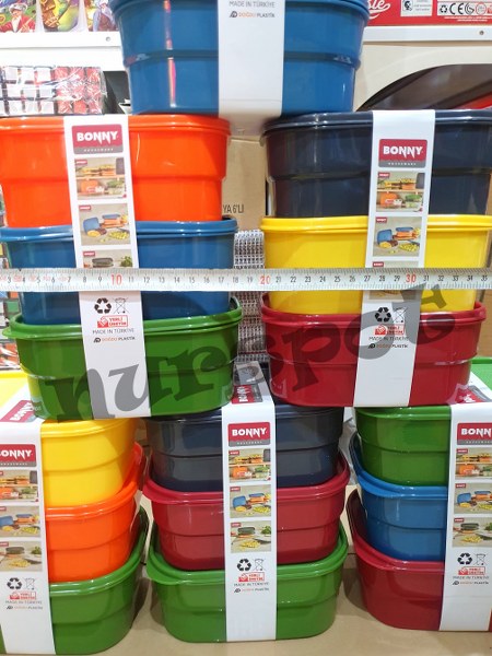 toptan plastik saklama kabı 3 lü set  894