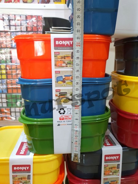 toptan plastik saklama kabı 3 lü set  894