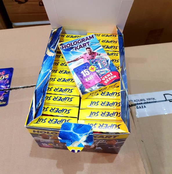 toptan futbolcu kartı süper şut 15+1 hologramlı paket 24 lü