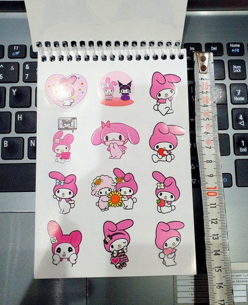 toptan sticker defteri kuromi 9 yaprak   3427