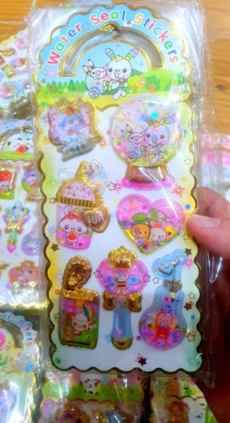toptan 3 d sulu sticker 10 lu paket  4408