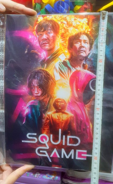 toptan squid game posteri