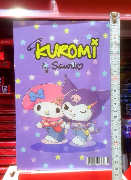 toptan defter sticker kurom 12 sayfa