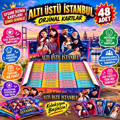 oyuncu kartları 1 kutu 48 li mini kutulu