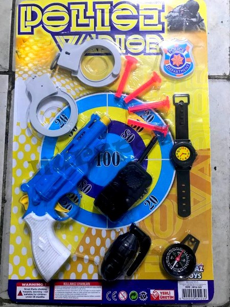 toptan oyuncak polis seti byz 123
