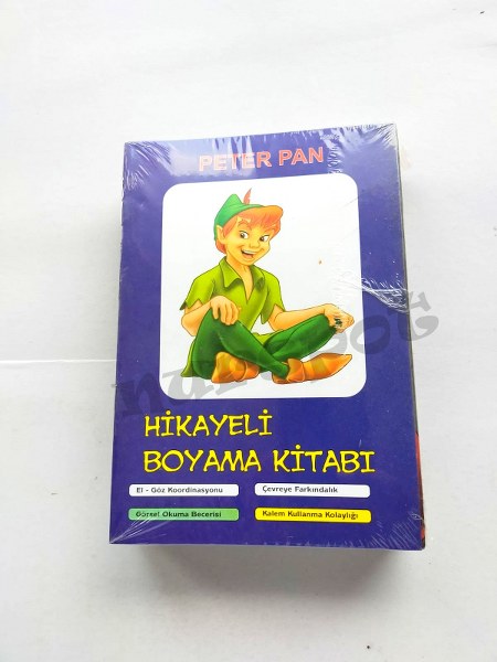 toptan hikayeli boyama kitabı 
