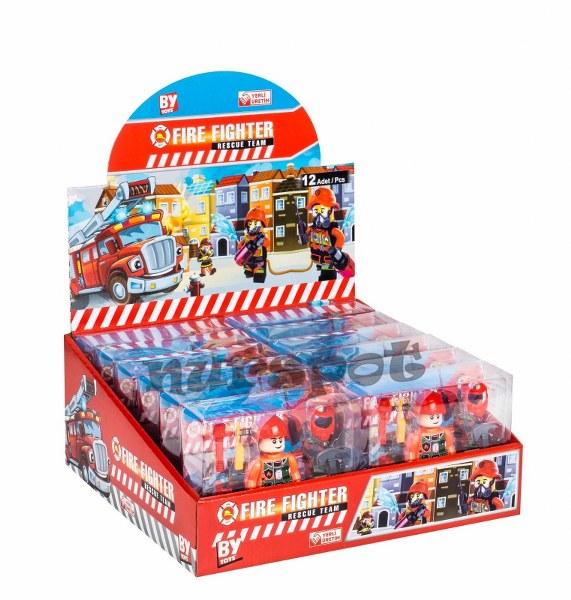 toptan oyuncak lego itfaiyeci seti 12 li stant 602