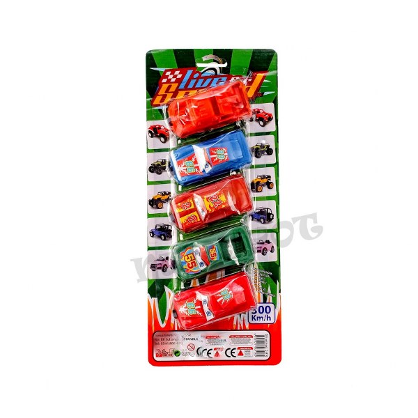 toptan oyuncak 5 li araba seti  916