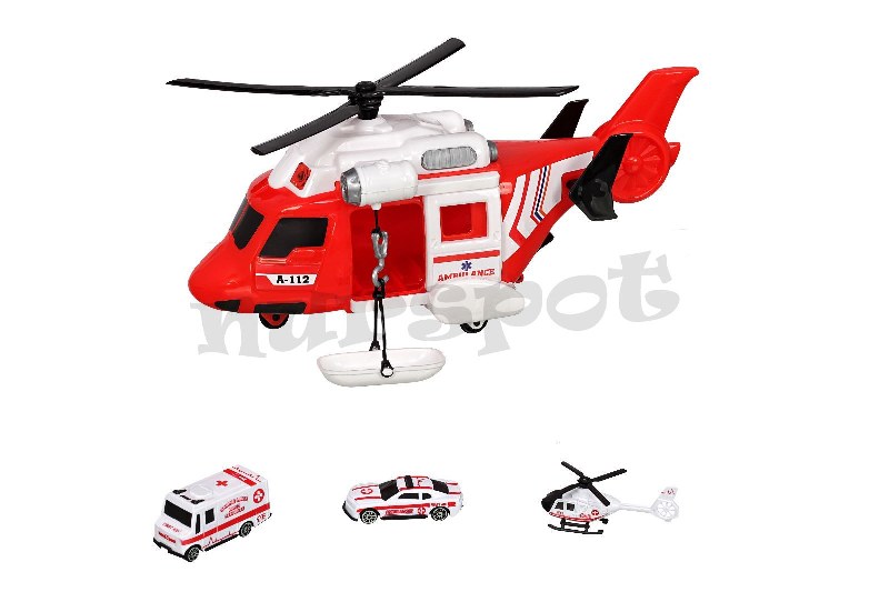 toptan oyuncak ambulans seti arabalı büyük boy 2004