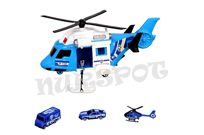 toptan oyuncak helikopter polis arabalı seti büyük boy 2003