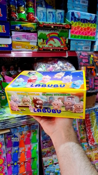 toptan labubu kartı sticker seti 48 li kutu