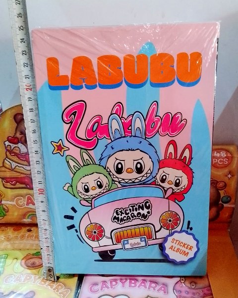 toptan defter sticker labubu  5832