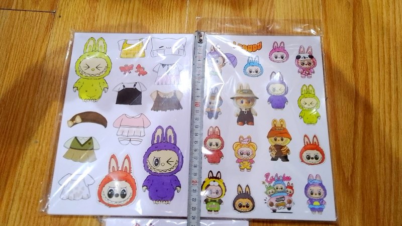 toptan giydirme sticker labubu model