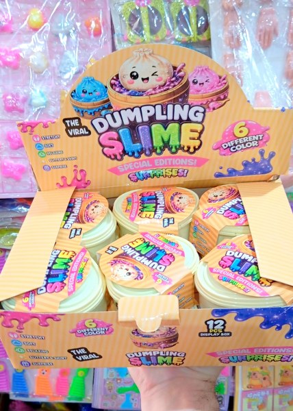 toptan çin mantısı slime  kalp model  0851