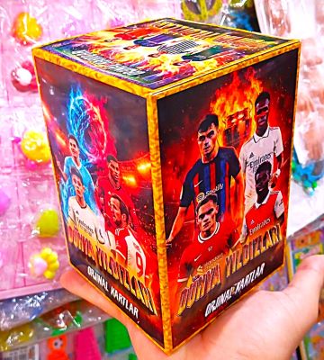 toptan dünya yıldızları futbolcu kart serisi 200 lü paket  0159