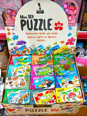 MİNİK PARÇALARLA BÜYÜK EĞLENCE 30 PARÇALI PUZZLE  0218